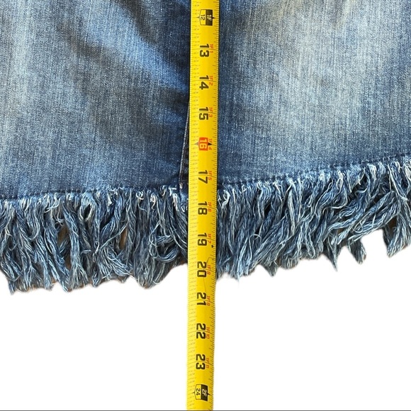 Y2K Look by WilliamRant Justin Timberlake & Trace Ayala Denim Jean Skirt Size 27 - Picture 11 of 11